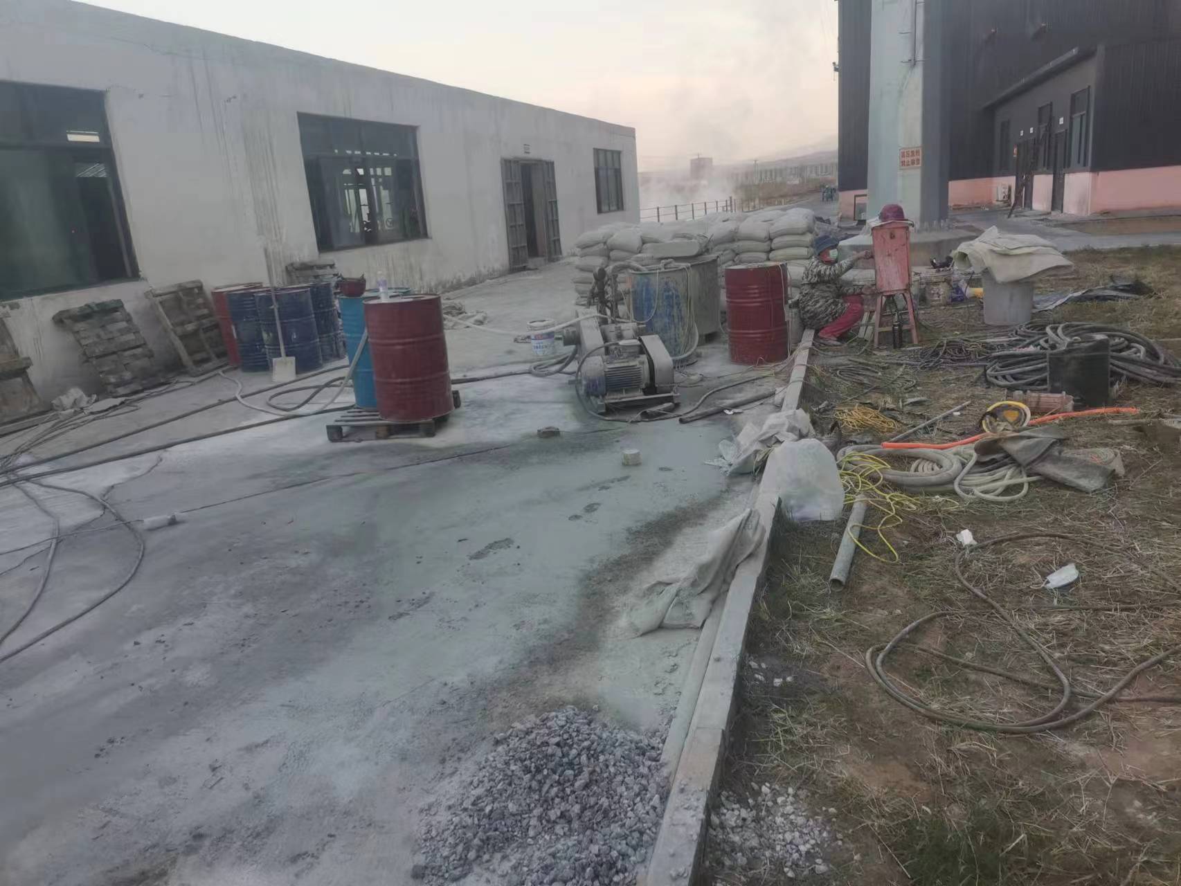 锡林浩特厂房地基沉降注浆